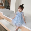 H19117 61 pop princess Aisha chiffon dress girl princess skirt
