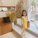 Hsenting 19 children's autumn new Korean girls' Navy style large lapel dress
