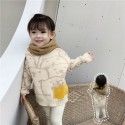 2019 winter caviar children's thickened cartoon bear high neck sweater cartoon extended sweater bottoming