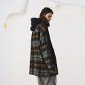 #Ovdy 19fw original loose neutral Plaid Fleece men's and women's Hoodie