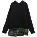 #Ovdy 19fw original loose neutral Plaid Fleece men's and women's Hoodie