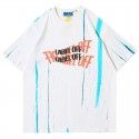 9512 new Guochao Unisex loose ins Unisex tee men's fog short sleeve T-shirt
