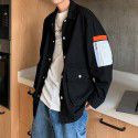 Urban men's wear  new trend in spring and autumn 2020 ins Multi Pocket Hong Kong Style loose coat men's casual jacket
