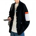 Urban men's wear  new trend in spring and autumn 2020 ins Multi Pocket Hong Kong Style loose coat men's casual jacket
