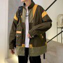Urban men's wear  spring and autumn 2020 new Hong Kong Style ins collar loose coat men's Multi Pocket casual jacket men
