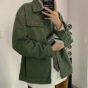 Chaowai 2020 spring new bright line tooling jacket men's ins Japanese couple Multi Pocket men's coat
