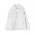 Chaowai 2020 spring new bright line tooling jacket men's ins Japanese couple Multi Pocket men's coat
