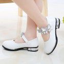 Girls' children's shoes wholesale 2019 spring and autumn new children's shoes shoes shoes children's Princess student performance single shoes
