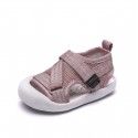 2020 summer new children's shoes 0-1-3-year-old baby's Webbing anti kicking Baotou sandals baby's soft bottom walking shoes
