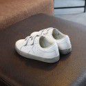 New men's and women's children's used casual shoes leather color magic stick rubber antiskid dirty little white shoes
