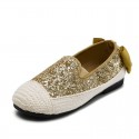 New spring and summer 2020 comfortable bow bright girl's single shoe casual shoes board shoes
