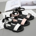Girls' sandals 2020 new Korean summer fashion girls' shoes princess shoes children's sandals women's soft bottom Roman shoes
