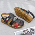 Manufacturer wholesale boys' Sandals New Kids' shoes in spring and summer 2019 children's leather sandals beach shoes
