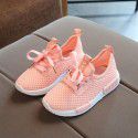 Children's shoes 2020 new Korean fashion single mesh shoes breathable casual shoes big children's mesh children's sports shoes
