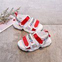 Children's sandals 2020 summer new children's shoes Korean boy's casual Ribbon Sandals girl's parent-child beach shoes
