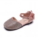 Wish popular summer girls' sandals full of bowknot princess shoes 2020 new summer Baotou sandals girls
