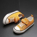 Sponge baby 2020 new versatile shoes breathable casual cloth shoes low top Velcro children's canvas shoes 7151
