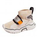 Girls' shoes 2019 new autumn Korean fashion boys' elastic knitting breathable socks shoes children's sports shoes
