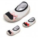 Mipaixing girls' walking shoes non slip Soft Sole Baby floor shoes bowknot indoor baby socks shoes outdoor spring and summer
