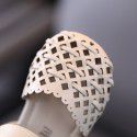 Girls' knitting shoes 2020 summer new baby shoes Korean hollow princess shoes Soft Sole Baby walking shoes
