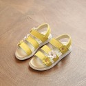 Children's sandals 2020 summer new girls' sandals flower princess shoes student Roman shoes
