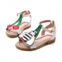 Little bee girls' sandals 2020 summer new Korean anti slip children's beach shoes sweet flat bottom princess shoes trend
