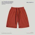 Inf men's wear  2020 spring and summer new fashion brand Street retro smoke solid color loose men's sports leisure shorts