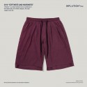 Inf men's wear  2020 spring and summer new fashion brand Street retro smoke solid color loose men's sports leisure shorts