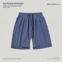 Inf men's wear  2020 spring and summer new fashion brand Street retro smoke solid color loose men's sports leisure shorts
