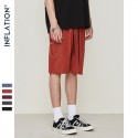 Inf men's wear  2020 spring and summer new fashion brand Street retro smoke solid color loose men's sports leisure shorts
