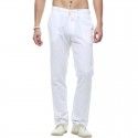 Chinese style Amazon spring and autumn new cotton and hemp leisure pants men's loose large casual straight pants