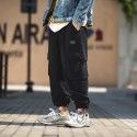 Japanese autumn new fashion brand men's straight casual pants loose sports tooling pants men's legged Harun pants