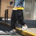 Japanese autumn new fashion brand men's straight casual pants loose sports tooling pants men's legged Harun pants