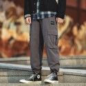 Japanese autumn new fashion brand men's straight casual pants loose sports tooling pants men's legged Harun pants