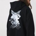 #Ovdy 19fw original Guochao brand hoddie dark night forest theme Fleece Hoodie for men and women