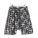 Cross border foreign trade generation shorts men's summer fashion men's Korean fashion Stripe Men's Harun five point pants loose beach pants