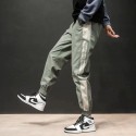 Fashion brand overalls men's 2020 spring trend casual Leggings Harun pants 9-point Korean version versatile youth long pants