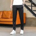 Casual pants spring and summer students boys' sports pants elastic fit trend straight tube small feet all kinds of casual pants