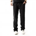 Linen pants men's loose cotton and linen pants thin men's casual pants summer linen pants trendy retro straight tube large size