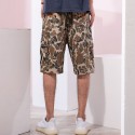 Summer camouflage tooling shorts Korean youth fashion camouflage shorts Guochao five point pants men's fashion loose pants