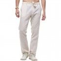 Chinese style Amazon spring and autumn new cotton and hemp leisure pants men's loose large casual straight pants