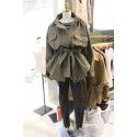 South Korea 2020 spring and Autumn New Women's clothing Korean design sense Lapel waistband lace up long sleeve jacket trench coat

