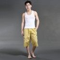 2020 summer new washed Multi Pocket foreign trade overalls men's seven point casual shorts factory direct sales