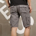 Summer work casual pants men's Shorts New plus men's five part multi bag pants men's casual large size pants