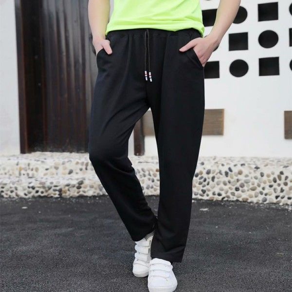 Spring and autumn new style leisure sports pants Korean cotton pants slim casual men's pants manufacturer wholesale customization