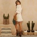 Goods in stock! Wish Amazon eBay European and American fast fashion women's new dress holiday leisure 18352