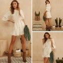Goods in stock! Wish Amazon eBay European and American fast fashion women's new dress holiday leisure 18352