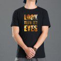 Summer new cotton men's short sleeve T-shirt fashion letter printing trend men's T-shirt manufacturer a hair