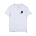Japanese fashion brand men's short sleeve T-shirt pure cotton pipe cat printing personality youth half sleeve loose top wholesale 
