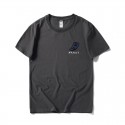 Japanese fashion brand men's short sleeve T-shirt pure cotton pipe cat printing personality youth half sleeve loose top wholesale 